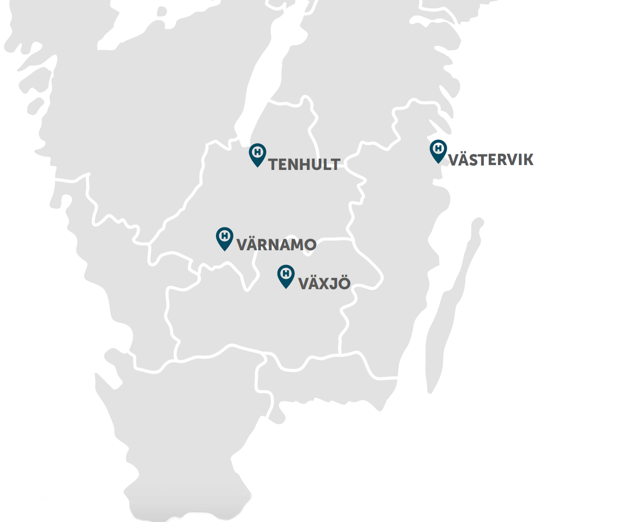 Karta över anläggningarna Holmgrens Fritid