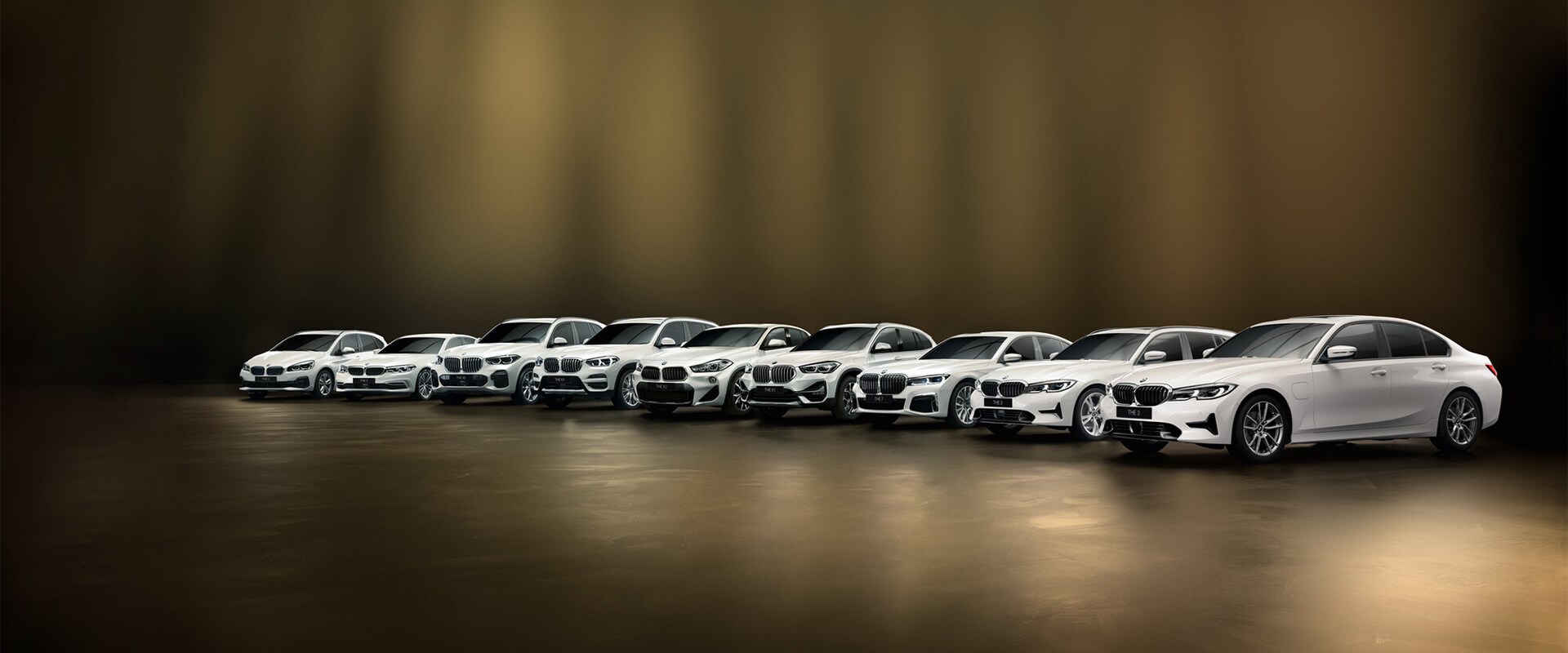 Olika modeller från BMW