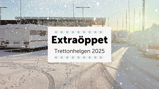 Extraöppet Trettonhelgen 4-6 Jan